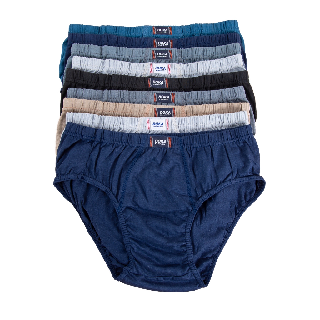 cueca kit 10 peças 100% algodão Estilo confortável e respirável kit 5 Cuecas Slip P/M/G/GG