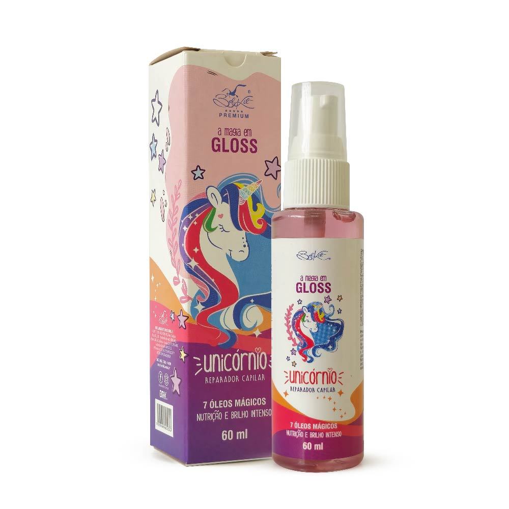 Gloss Reparador Capilar Unicórnio 60ml Belkit - Beauty