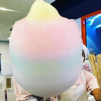 1kg de açúcar colorido para algodão doce tradicional e com Sabor