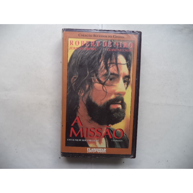 Fita Vhs A Missão Original Legendado Robert de Niro Liam Neeson