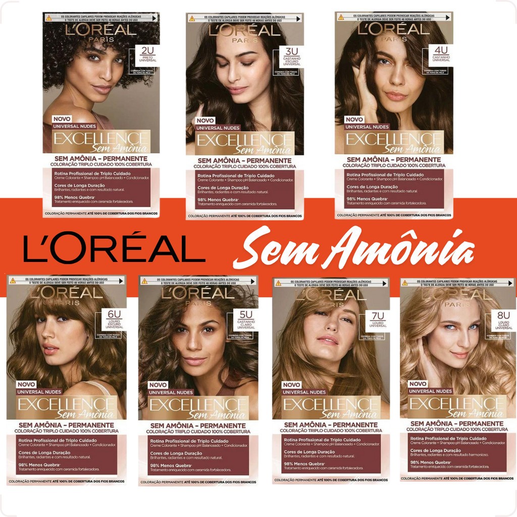 Coloração Imédia Sem Amônia Excellence Universal Nudes|  L'Oréal Paris
