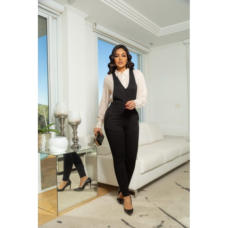 Salopete risca de giz