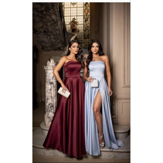 vestido de festa longo  .casamento. madrinha.formaturas.  092 em Oferta na Shopee
