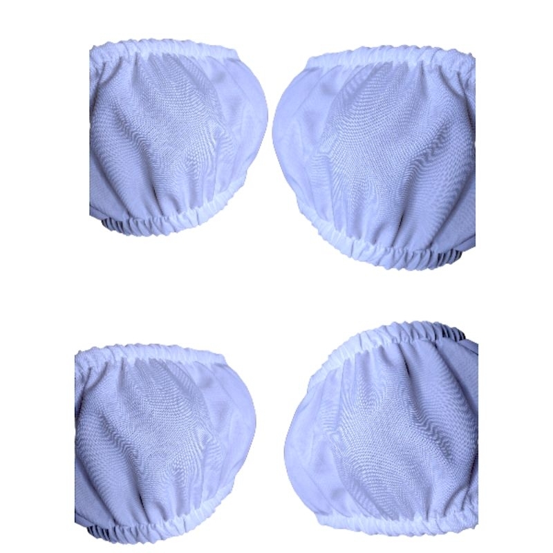 Kit Com 4 Zingues  Bustiê  Feminino Umbanda E Candomblé