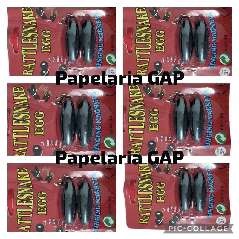 6 Rattlesnake Egg - Ovo De Cascavel Magnético / Pegadinha em Oferta na Shopee