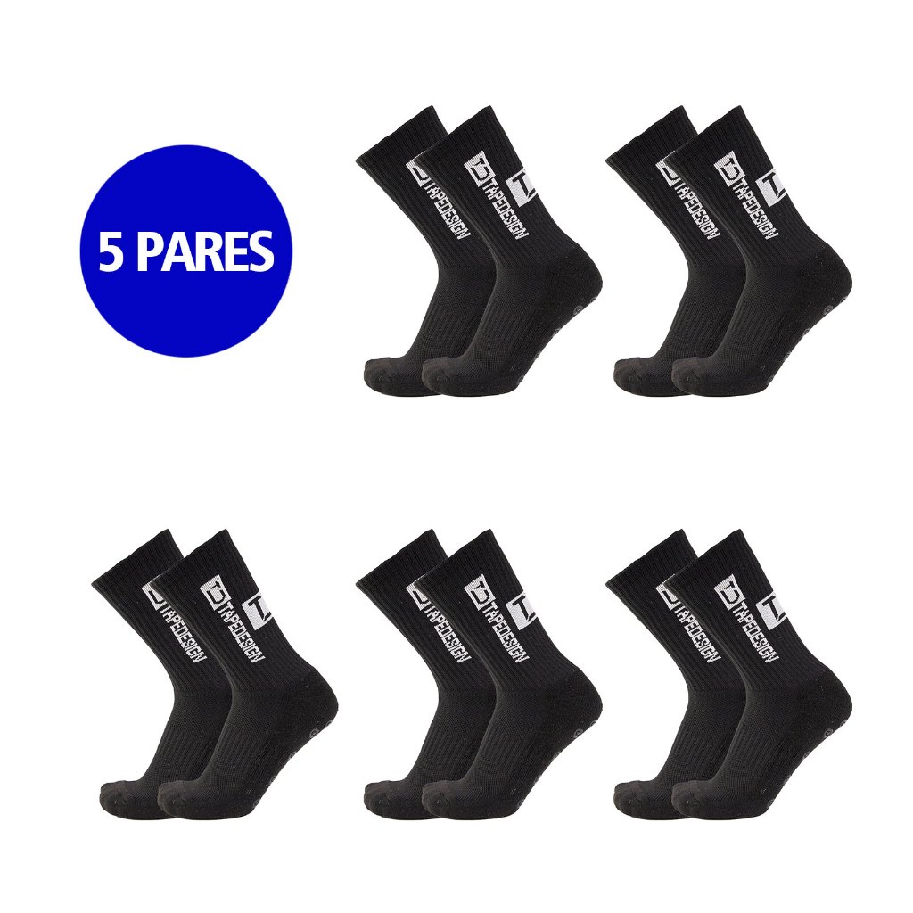 Jcolour Kit 5 Meias de Futebol Profissionais Antiderrapantes Basquetebol Esportivas Futebol Meias - Men Clothes