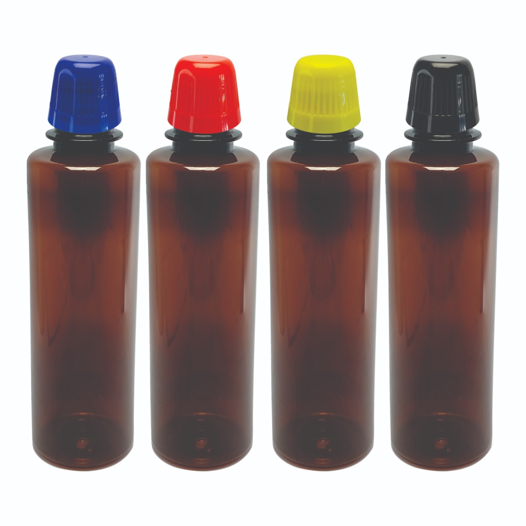 27 Frascos Plásticos Âmbar Pet 250ml C/ Tampa Dosadora Cos