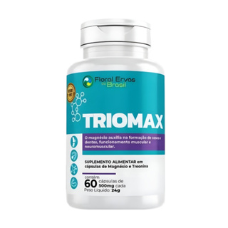 Magnésio Dimalato L Treonato Triomax 60 Caps - Floral Ervas em Oferta na Shopee