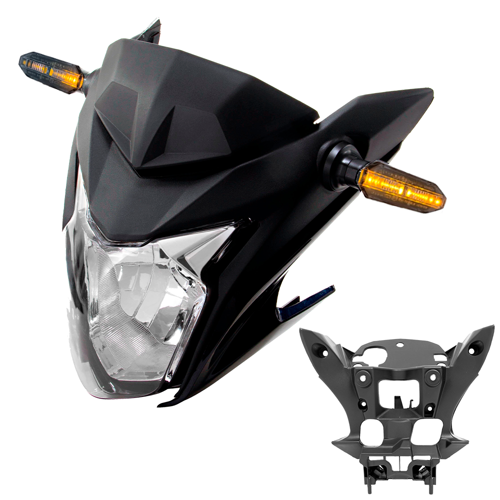 Frente Farol Aranha Pisca Sequencial Led Cb 250 Twister 2016 A 2022 em Oferta na Shopee