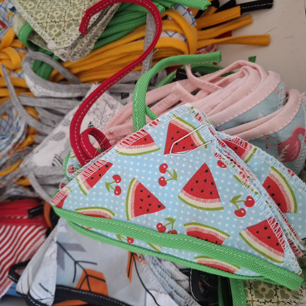 Kit Bandanas pet com 100 unidades para petshop