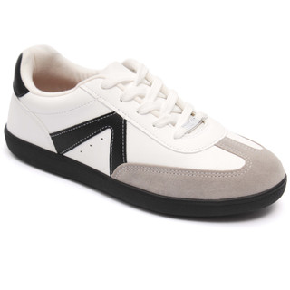 Tênis Vizzano Feminino Casual Original Branco Preto Solado Preto 1430.102