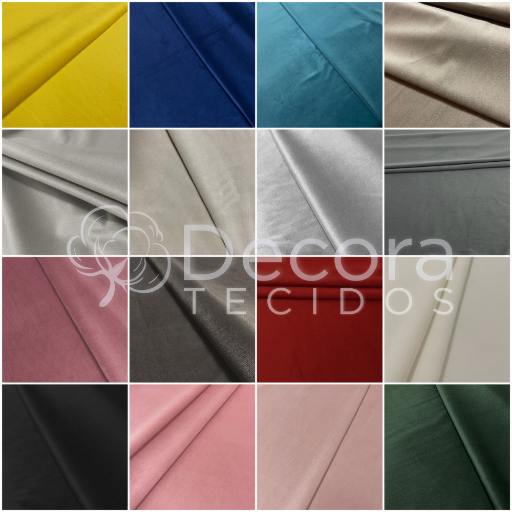 Tecido Suede 1,50m x 1,40m Veludo Paris Para Sofá Cadeira e Cortina - 1,5m