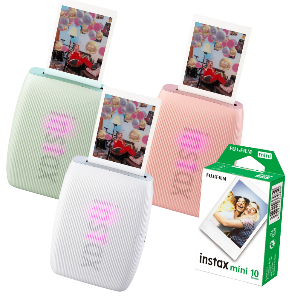 Impressora Bluetooth Instax Mini Link 3 para Celular com Filme 10 fotos