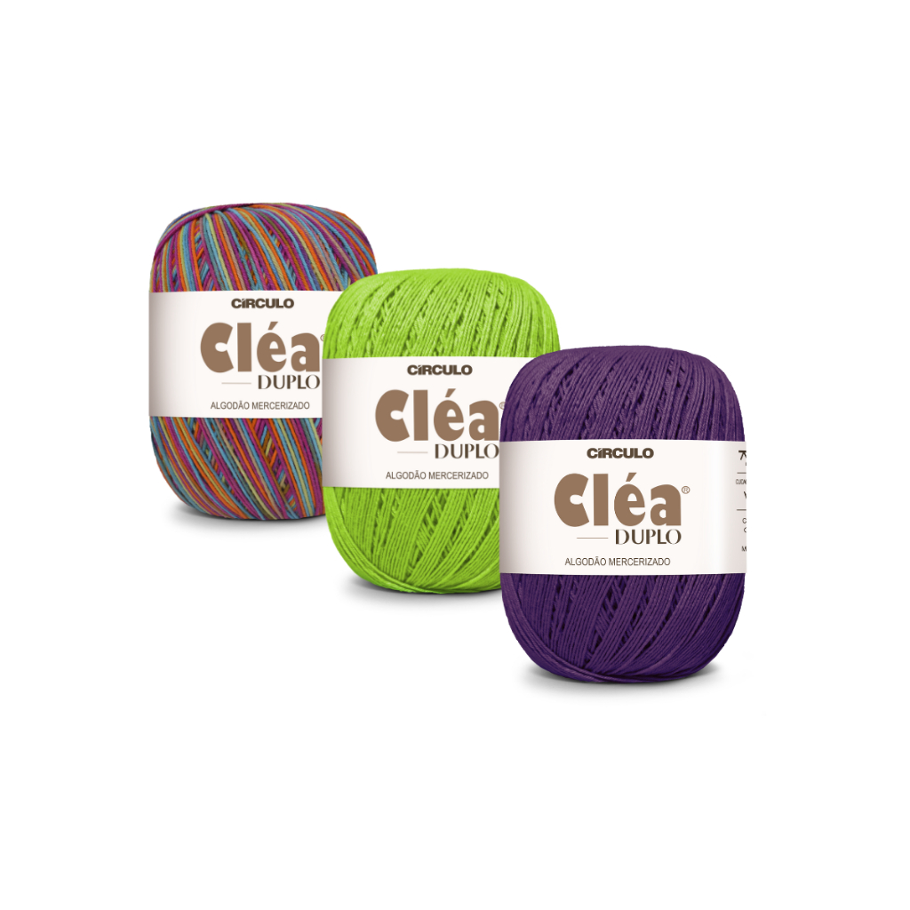 Fio Cléa Duplo Circulo 150g 508 Metros 295 tex Crochê Tricô
