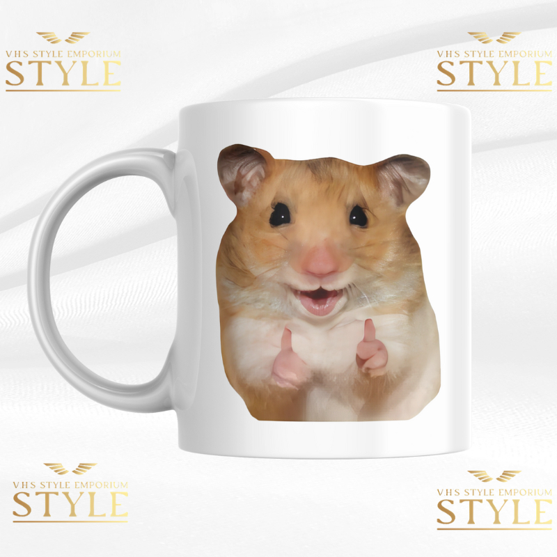 ☕ Caneca Ratinho 'Dando Beleza' | Café, Chá ou Chocolate Quente 🐭 - Cerâmica - Frete Grátis! 🚀