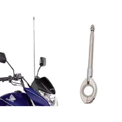 Antena Corta Pipa Linha Chilena Cerol Cromada Motos Universal IMPORTADO 2007 Rdw