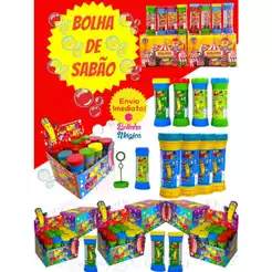 50 Bolha Bolinha De Sabao kit Festa Lembrancinha Para Aniversario Prenda Quermesse novo