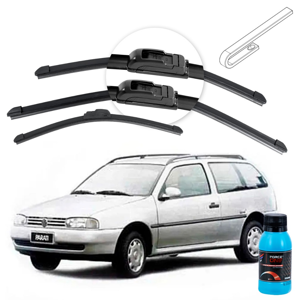 Palheta Limpador de Parabrisa Volkswagen Parati G2 ano 96 a 99 Universal Dianteira e Traseira em Oferta na Shopee