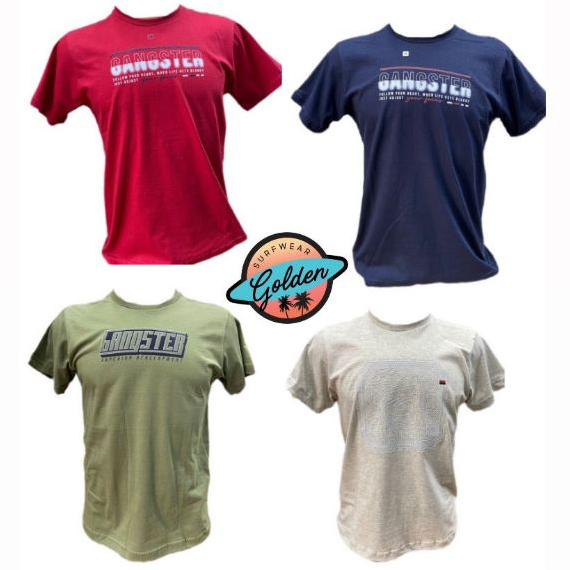 KIT 3 CAMISETAS INFANTIL GÂNGSTER Masculinas Original( estampas e cores variadas)