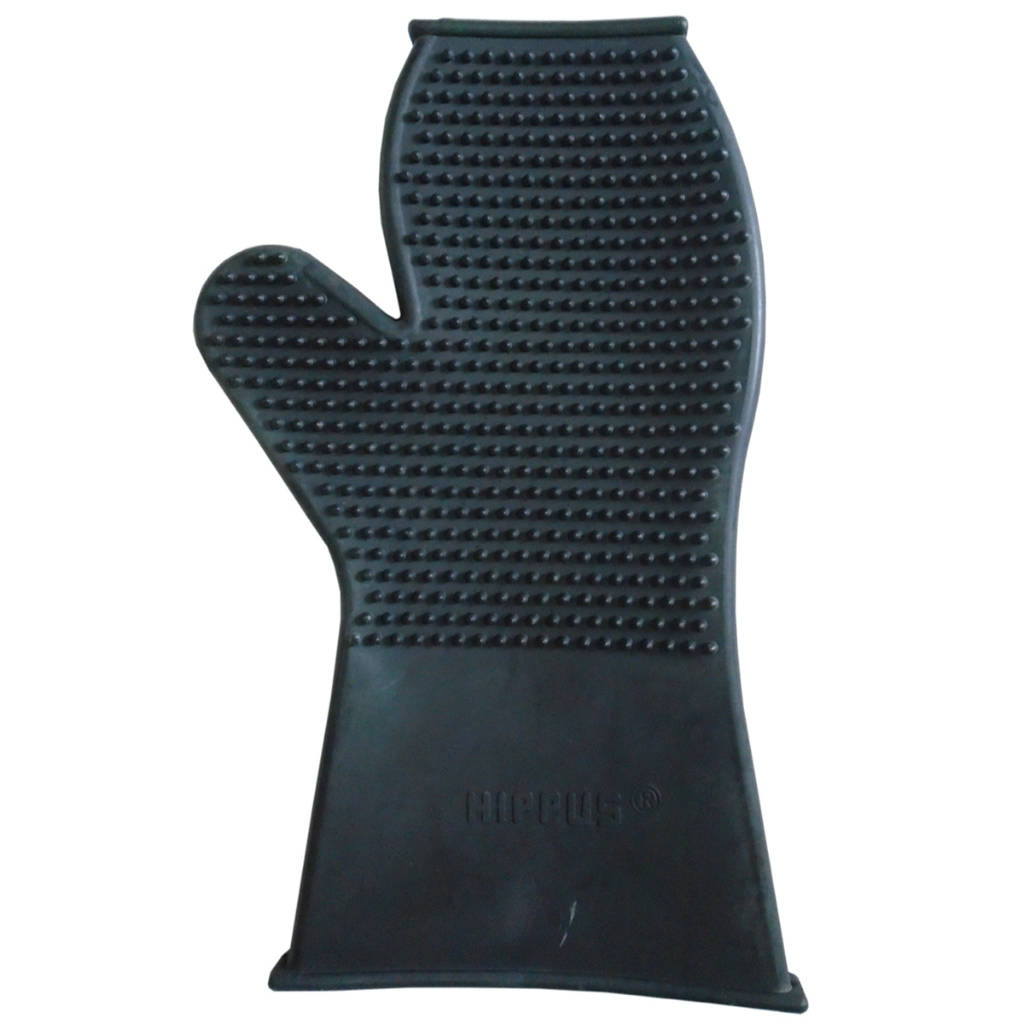 Luva de borracha para cavalo massageadora limpeza fácil higienização animal cavalo equino macia