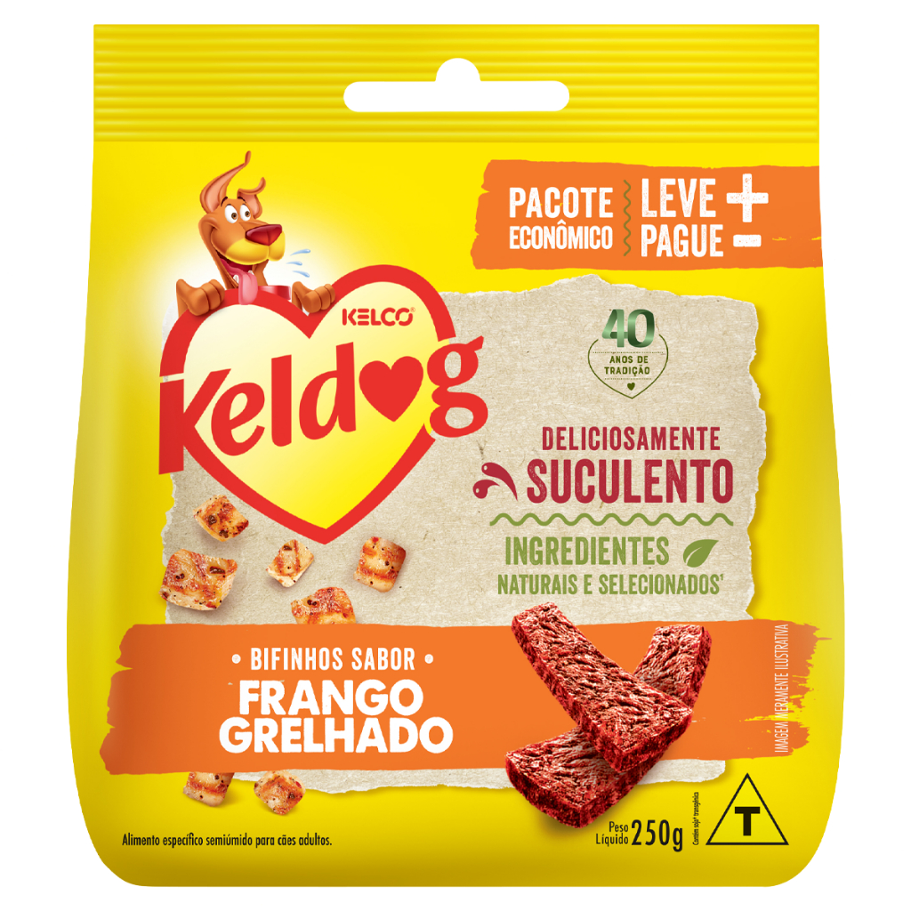 Keldog Bifinho Criadores Frango Grelhado - 250g em Oferta na Shopee