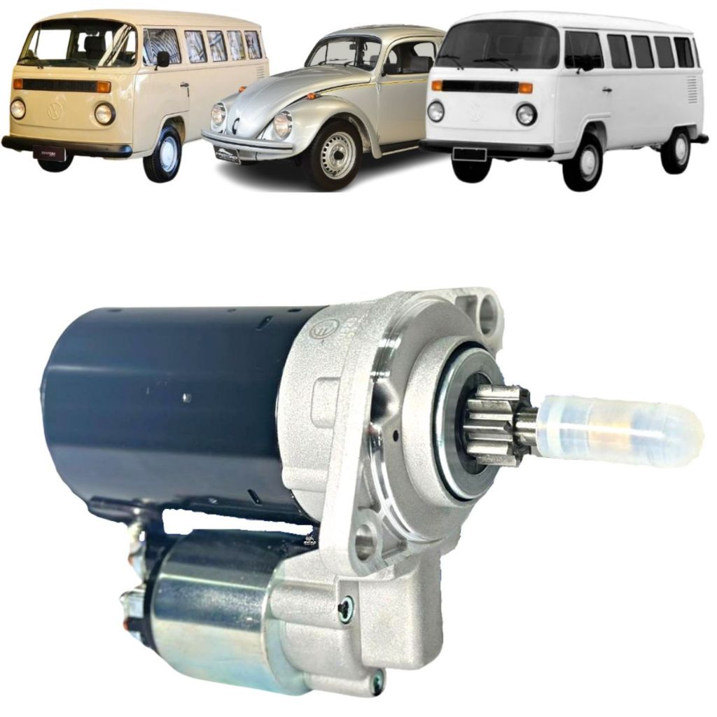 Motor Partida Arranque Fusca Kombi Brasilia 1300 1500 1600 Motores a AR em Oferta na Shopee