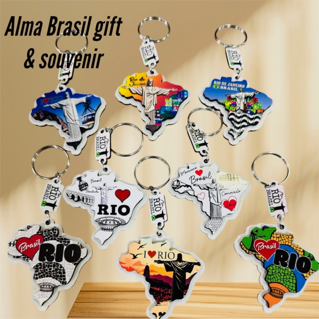 Chaveiro de MDF Souvenir do Rio de Janeiro em Oferta na Shopee