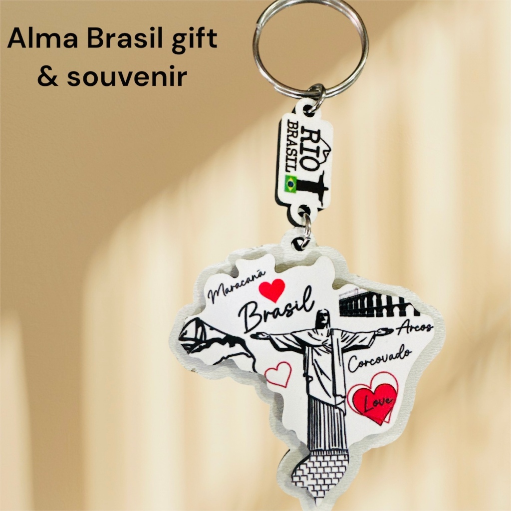 Chaveiro de MDF Souvenir do Rio de Janeiro
