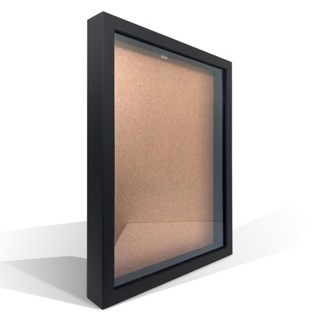 Moldura Caixa Alta 40x50 C/ Profundidade de 3cm Com Vidro em Oferta na Shopee