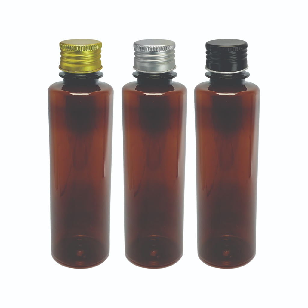 108 Frascos Plástico Âmbar Pet 250ml Com Tampa L Batoque Cos