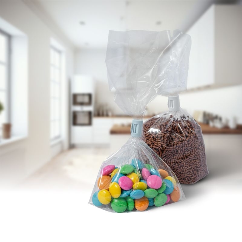 Clip Lacre Saco Fecho para embalagens atacado pacote com mil