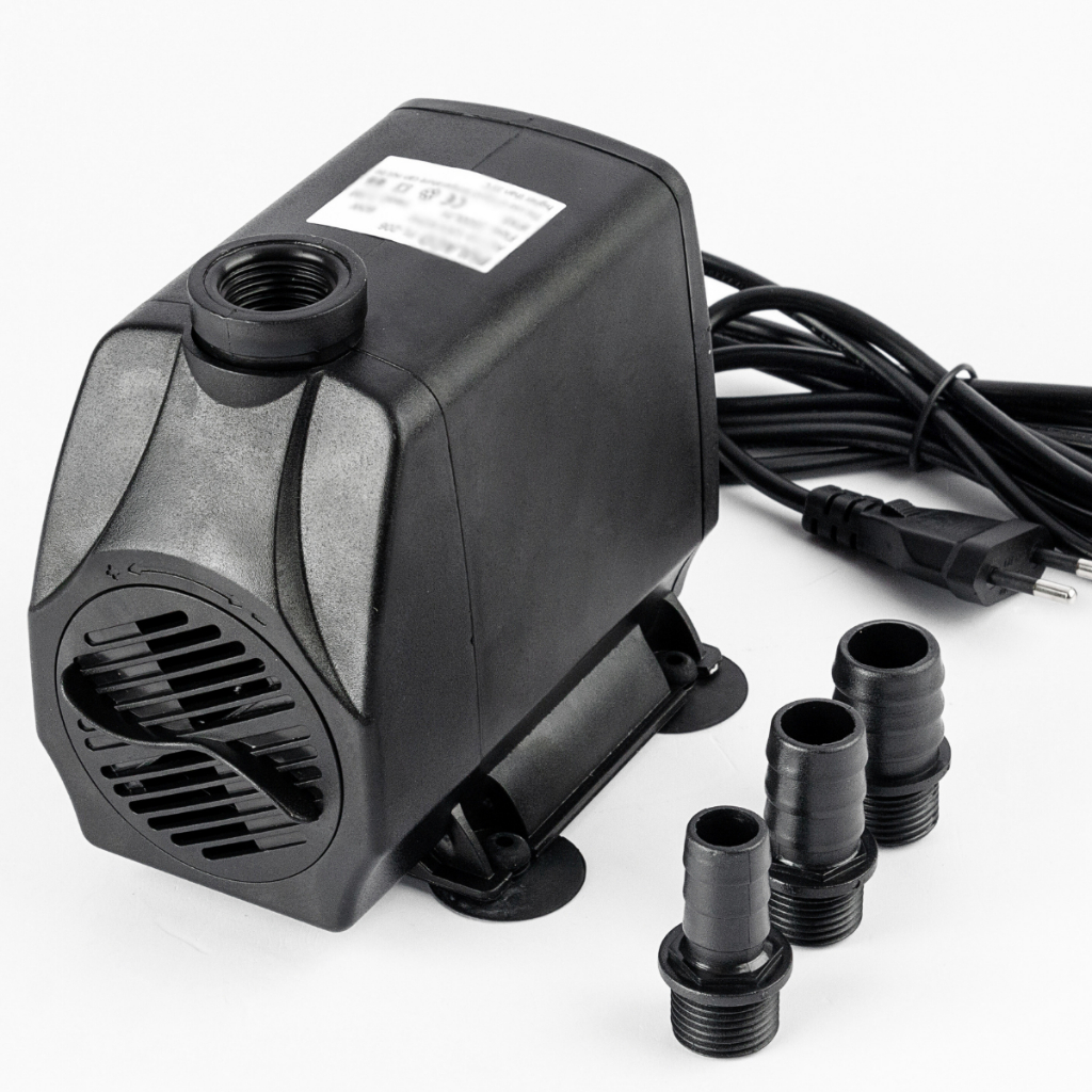 Bomba Submersa 4000 L/h para Lagos, Aquários e Fontes – Elevação 4m – Silenciosa em Oferta na Shopee