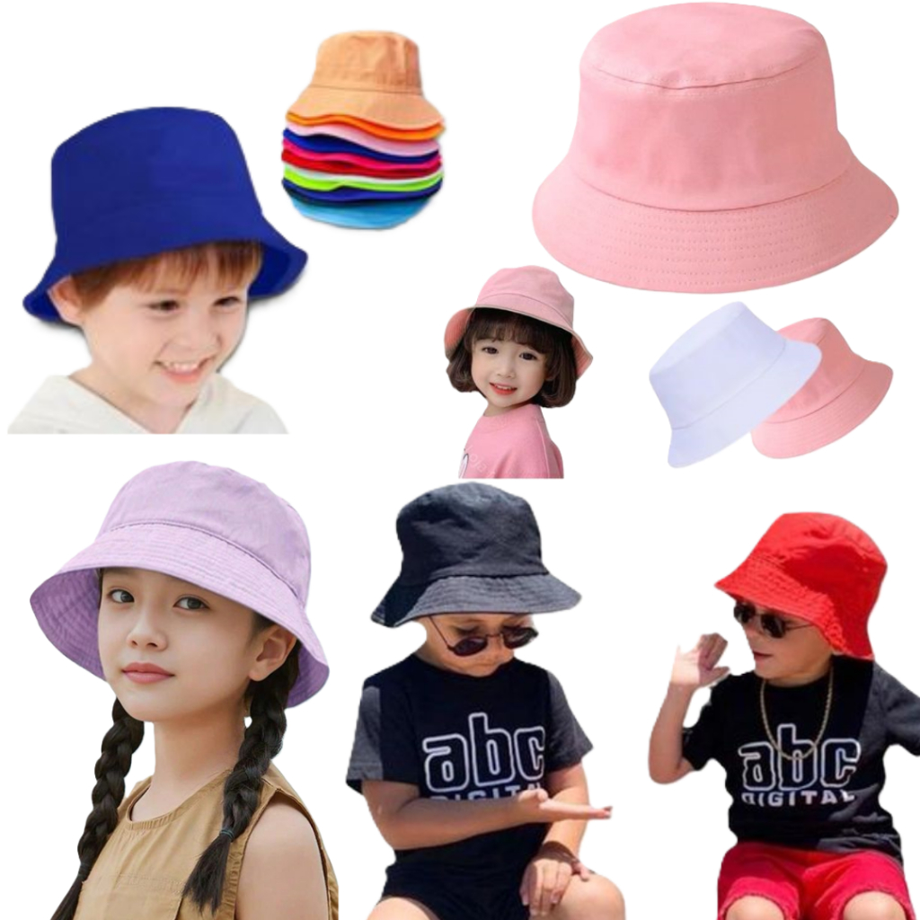 Chapéu Bucket Hat Infantil (1-12 anos) Menina e Menino Jovem, Criança e Bebê Cata Ovo Boné Infantil em Oferta na Shopee