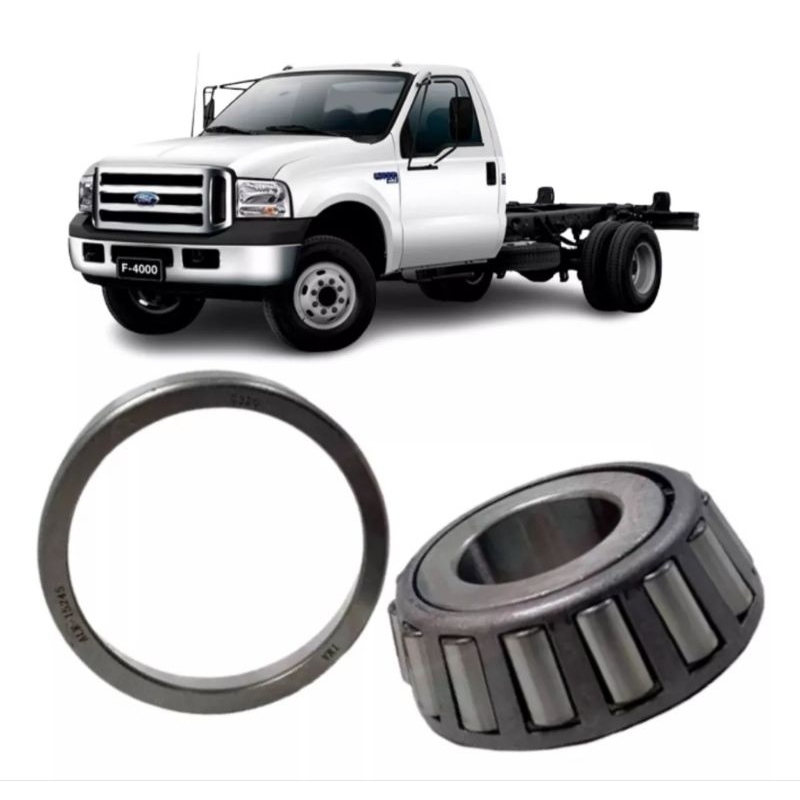 2 Rolamentos Roda Diant./trasei. Capa/cone F250 F350 F4000