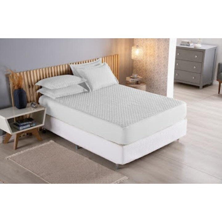Protetor Impermeável Capa Colchão Matelada Cama Quarto Solteiro, Casal, Queen, King com Elástico