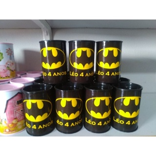 10 Lembrancinha Cofrinho Personalizado Batman  - Vários Temas em Oferta na Shopee