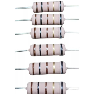 10 RESISTOR DE FIO 100R 5W ( 100 OHMS 5W ) em Oferta na Shopee