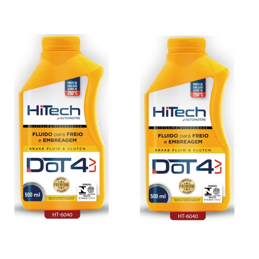FLUIDO DE FREIO DOT4 LV 500ML VERMELHO P/ VEICULOS COM KIT2 em Oferta na Shopee