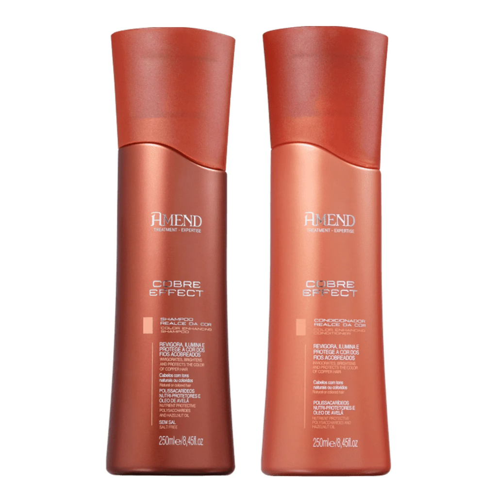 Amend Kit Cobre Effect Shampoo 250ml + Condicionador 250ml - Beauty
