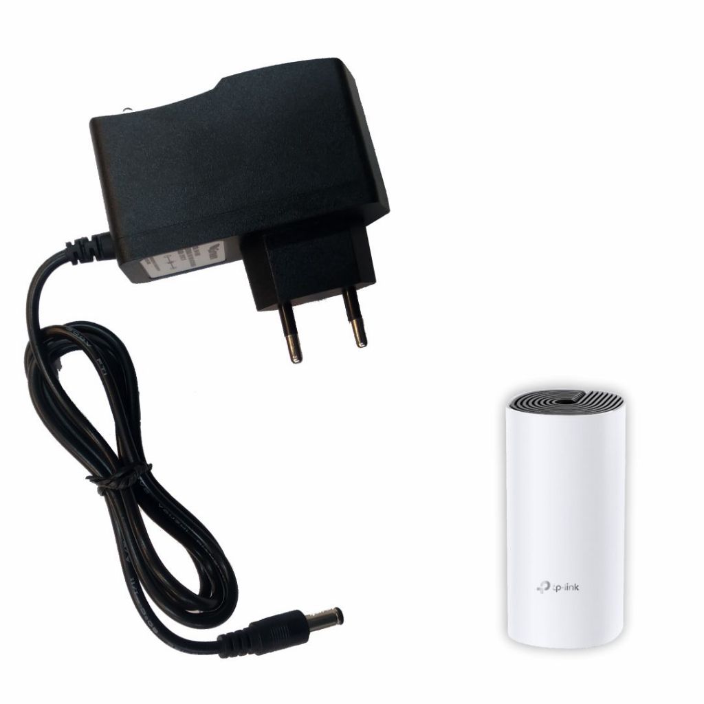 Fonte Para Roteador TP-Link Deco M4 AC1200 Dualband Mesh ( Cabo De Força / Cabo De Energia / Carregador ) - R1027