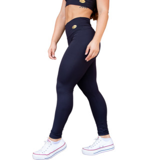 LEGGING ZERO TRANSPARENCIA CALÇA ACADEMIA LEGGING PRETA TREINO LEGGING CÓS ALTO