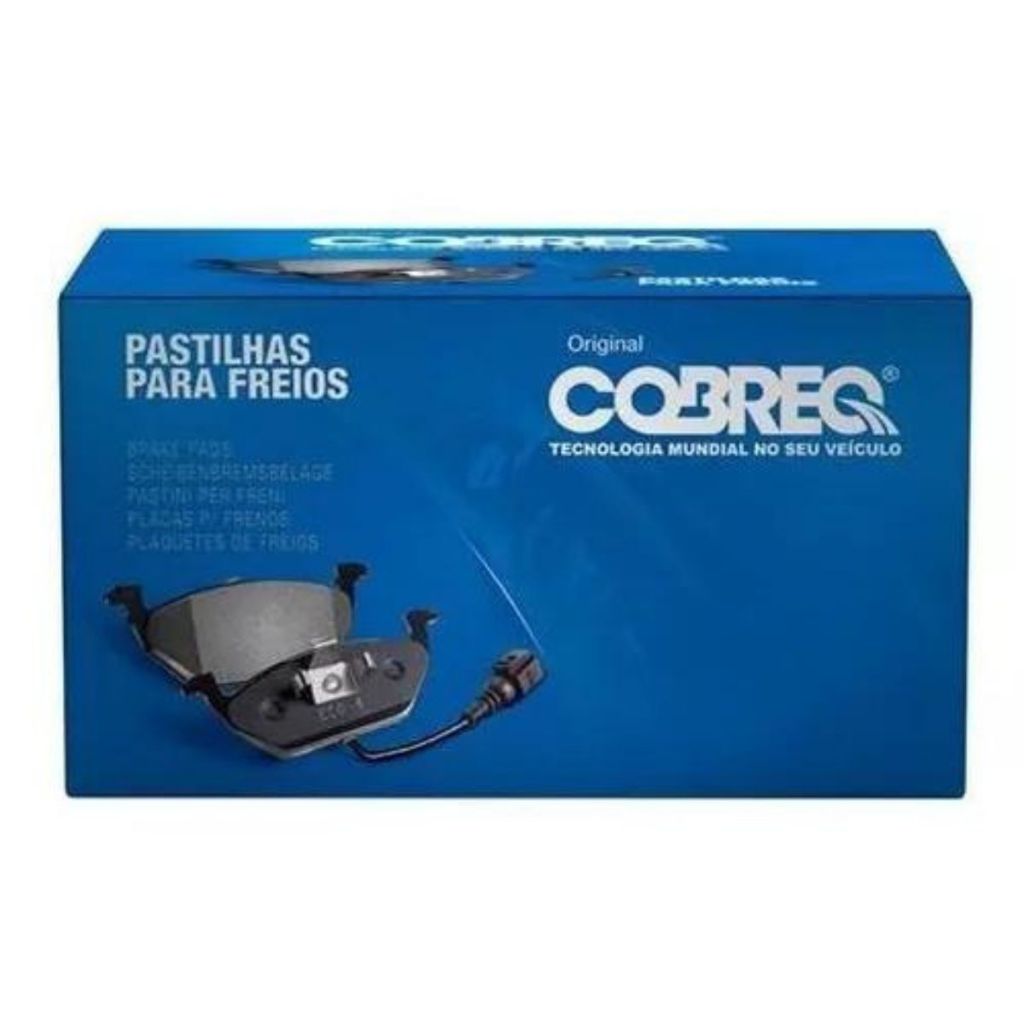 Pastilha de Freio Traseira Original Cobreq Gm Cruze Sport Equinox 1.4 2.0 16v