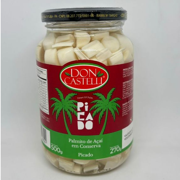 Palmito De Açaí Selecionado Extra Macio Picado 300g