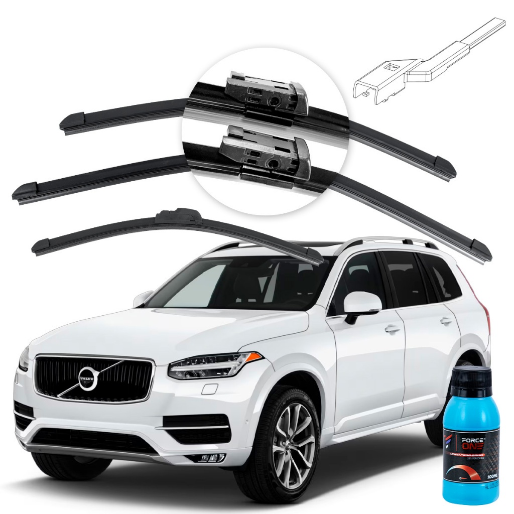Limpador de Parabrisa Volvo XC90 ano 16 a 2024 Dianteira e Traseira em Oferta na Shopee