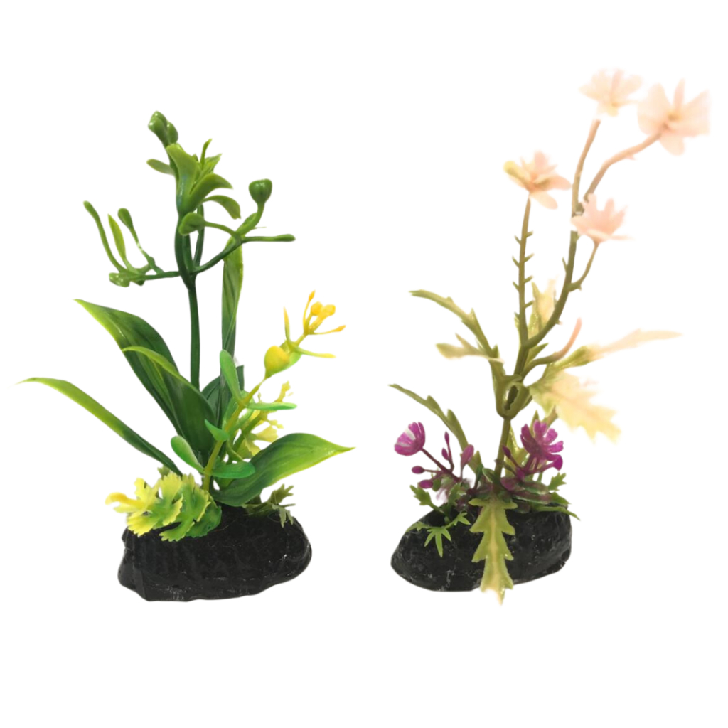 Planta Plástica Aquário Betta 10cm 2un. Kit Ref. 3 em Oferta na Shopee