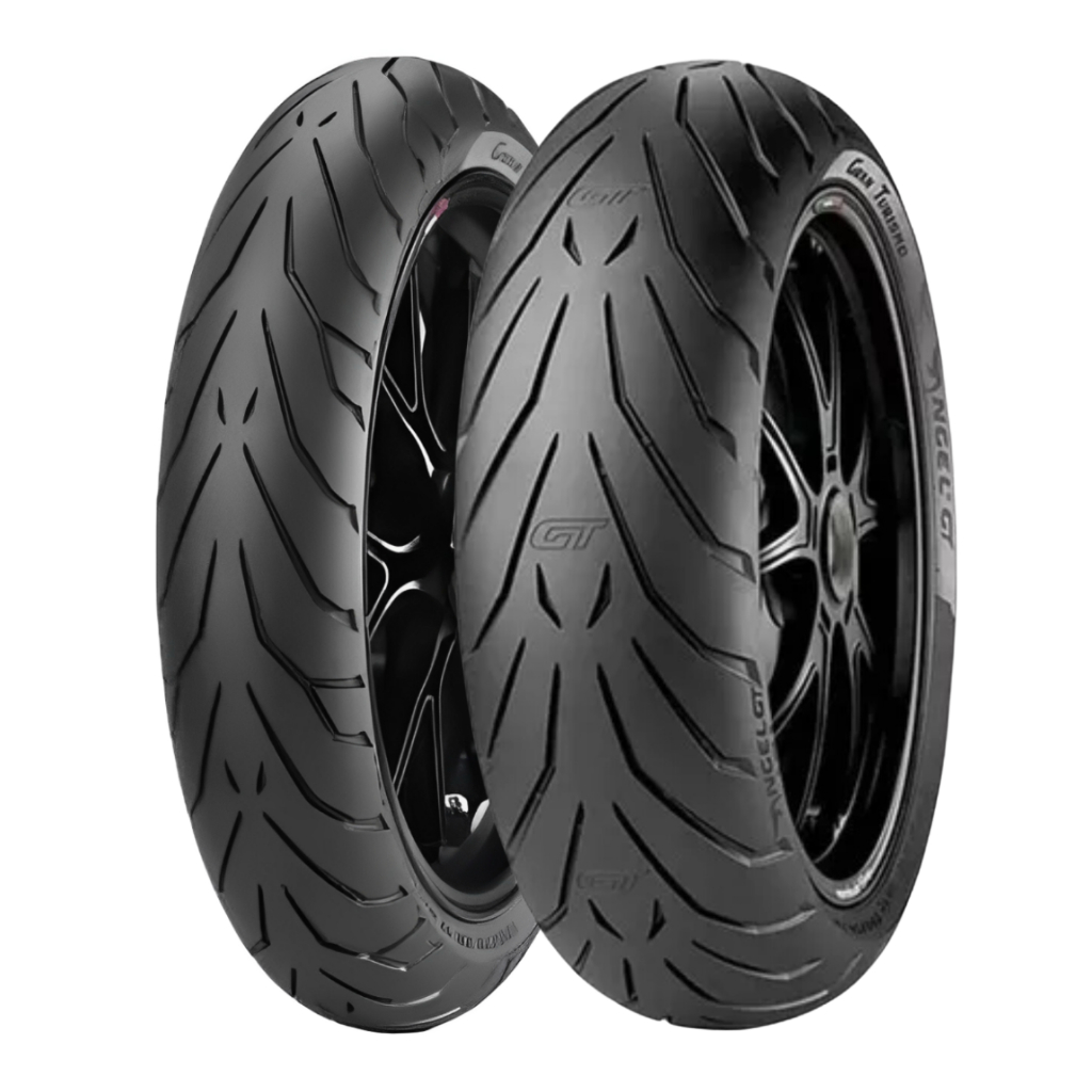 Par Pneu Moto 120/70-17 + 160/60-17 Angel Gt Pirelli - Spare Parts and Accessories for Vehicles