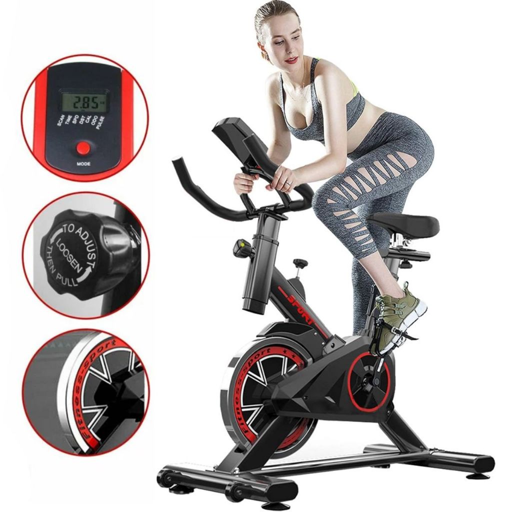 Bicicleta Bike Ergometrica Spinning Academia Fitness Profissional 120kg