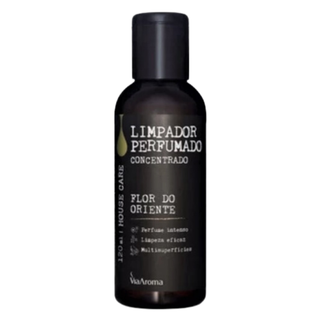 Detalhes do Limpador Perfumado Concentrado Via Aroma 120ml - Fragrância Luxuosa - Escolha sua Fragrância