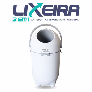 Lixeira Antiodor para quarto do Bebe, Banheiro, fraldas e Pet