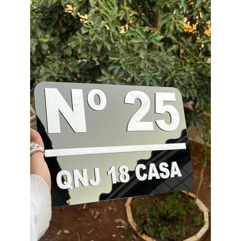 Placa De Endereço e Número Para Casas, Condomínios e Empresas